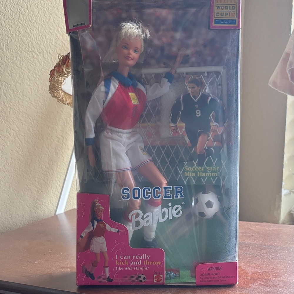 Barbie Soccer Star Doll in Red and White